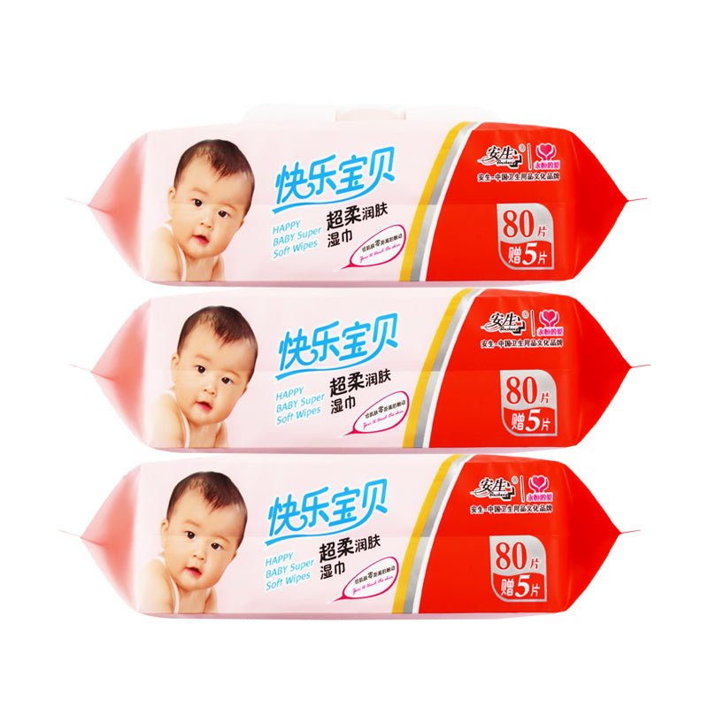 OEM 80 sheets baby wet wipes with factory price