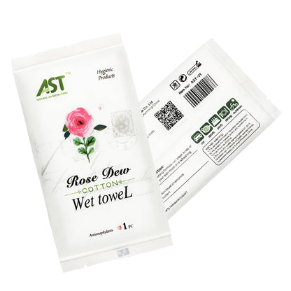 Premium 7g Rose Dew Wet Towels for Hotels & Restaurants | OEM Private Label