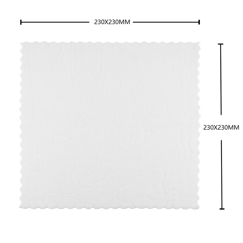 Individually Packaged Disposable Cotton Wet Towel – 23×23cm, Jasmine Scent, 16g, Fully Customizable