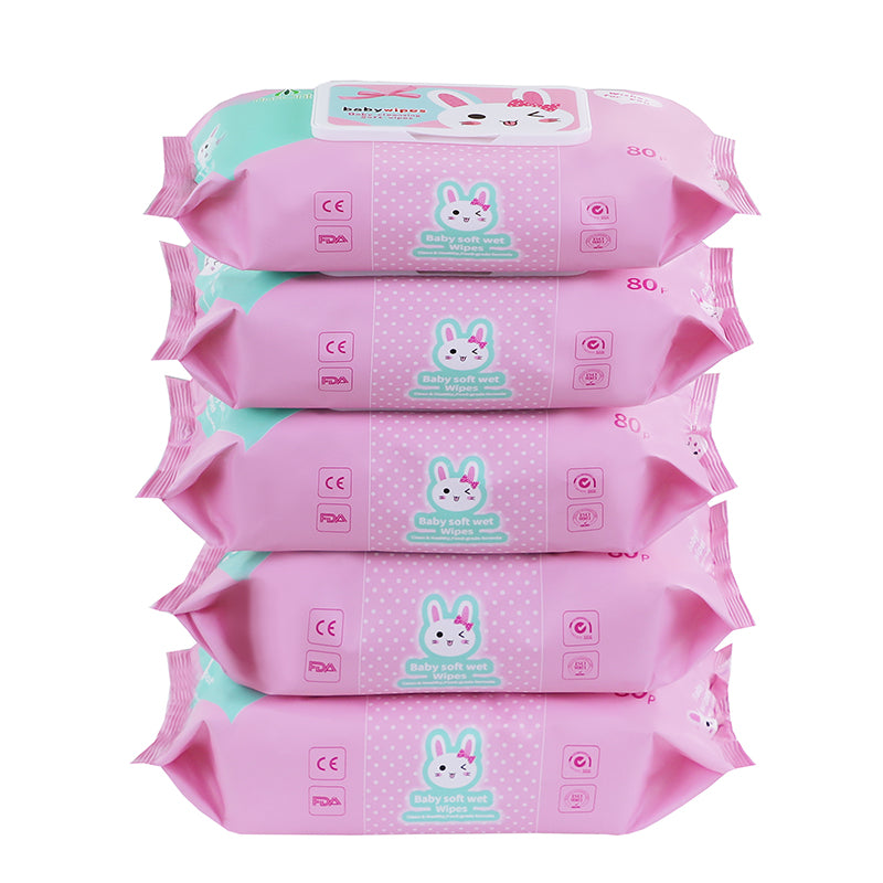 Baby Wet Wipes 80pcs – Wholesale & OEM Baby Cleansing Wipes | Factory Price