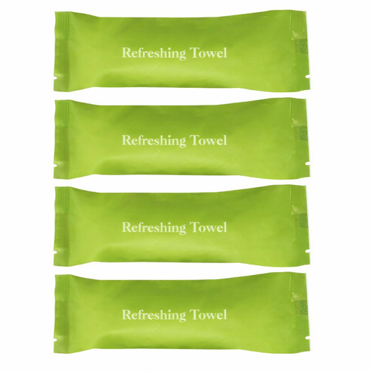Custom Disposable Microfiber Wet Towels for Restaurants & Airlines 10g 23*23cm 1