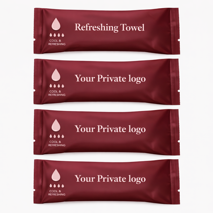 Custom Mango Disposable Wet Towels for Resorts & Tropical Restaurants – 19×20cm Cotton OEM Manufacturer