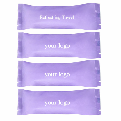 Custom Mint Disposable Wet Towels for BBQ & Restaurants – 23×23cm Microfiber Private Label Manufacturer