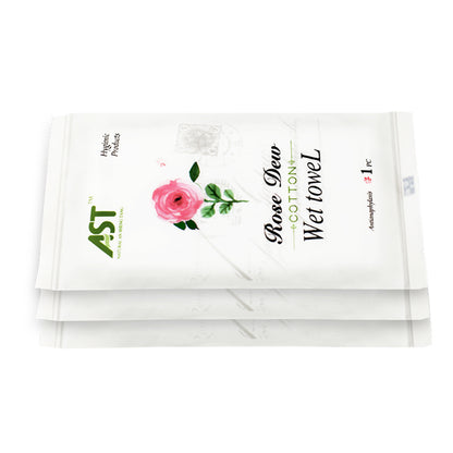 Premium 7g Rose Dew Wet Towels for Hotels & Restaurants | OEM Private Label