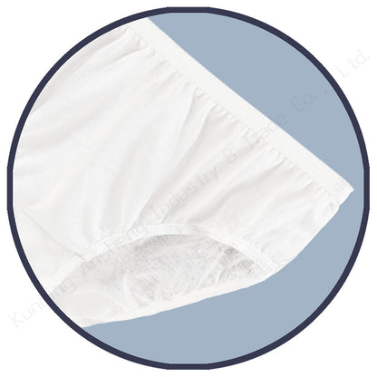 Disposable Cotton Blend Underwear – 5pcs Pack | Wholesale & OEM Manufacturer
