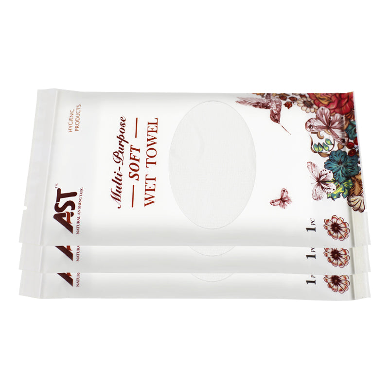 OEM Cotton 16g 23×23cm Disposable Wet Towels | Jasmine Scent | Custom Fragrance & Packaging | OEM / ODM / Private Label