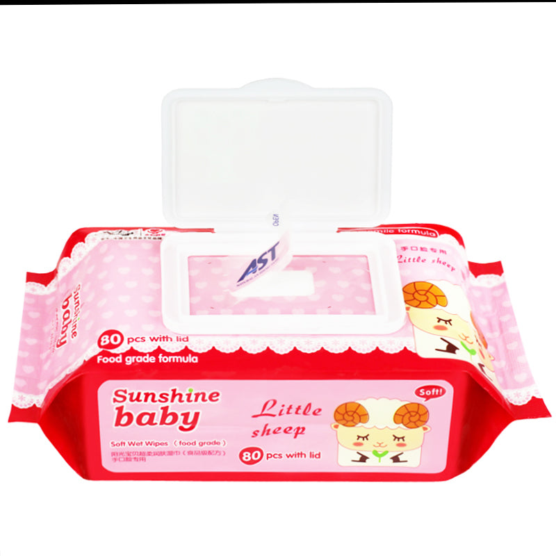 OEM baby wipes of AS2090 80 sheets wipes 