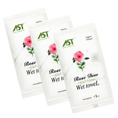 Premium 7g Rose Dew Wet Towels for Hotels & Restaurants | OEM Private Label