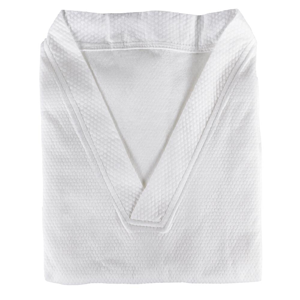 Pullover Style Disposable Two-Piece Bathrobe – V-Neck Top and Shorts for Spa & Hotel Use