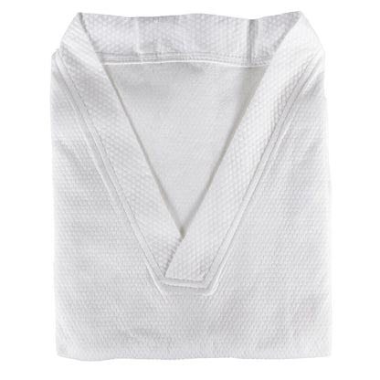 Pullover Style Disposable Two-Piece Bathrobe – V-Neck Top and Shorts for Spa & Hotel Use