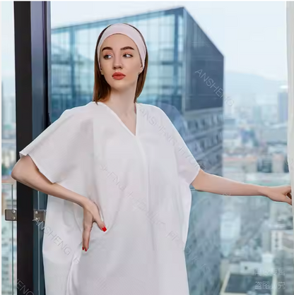 AST Disposable Spa Bathrobe – Lightweight, Hygienic, and Customizable