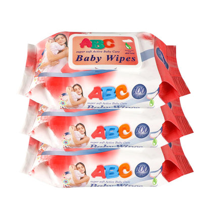 13×18cm 60 sheets T‑Pattern Spunlace Baby Wipes,OEM Wet Wipes Manufacturer