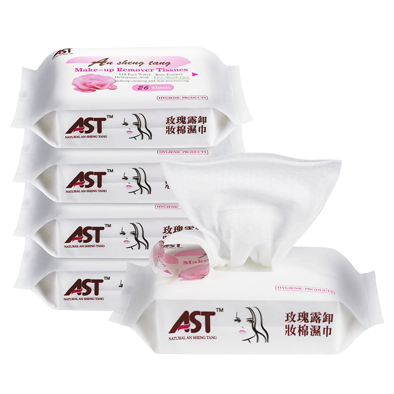 cheap  Rose Essence + Hyaluronic Acid Makeup Remover 26 Sheets Tissues