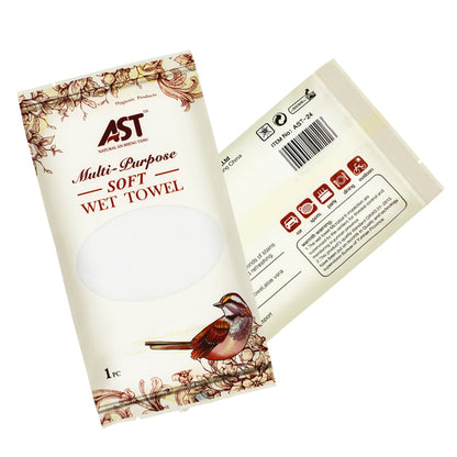 Premium 10g Cotton Blood Orange Wet Towels for Restaurants & Hotels | OEM Private Label